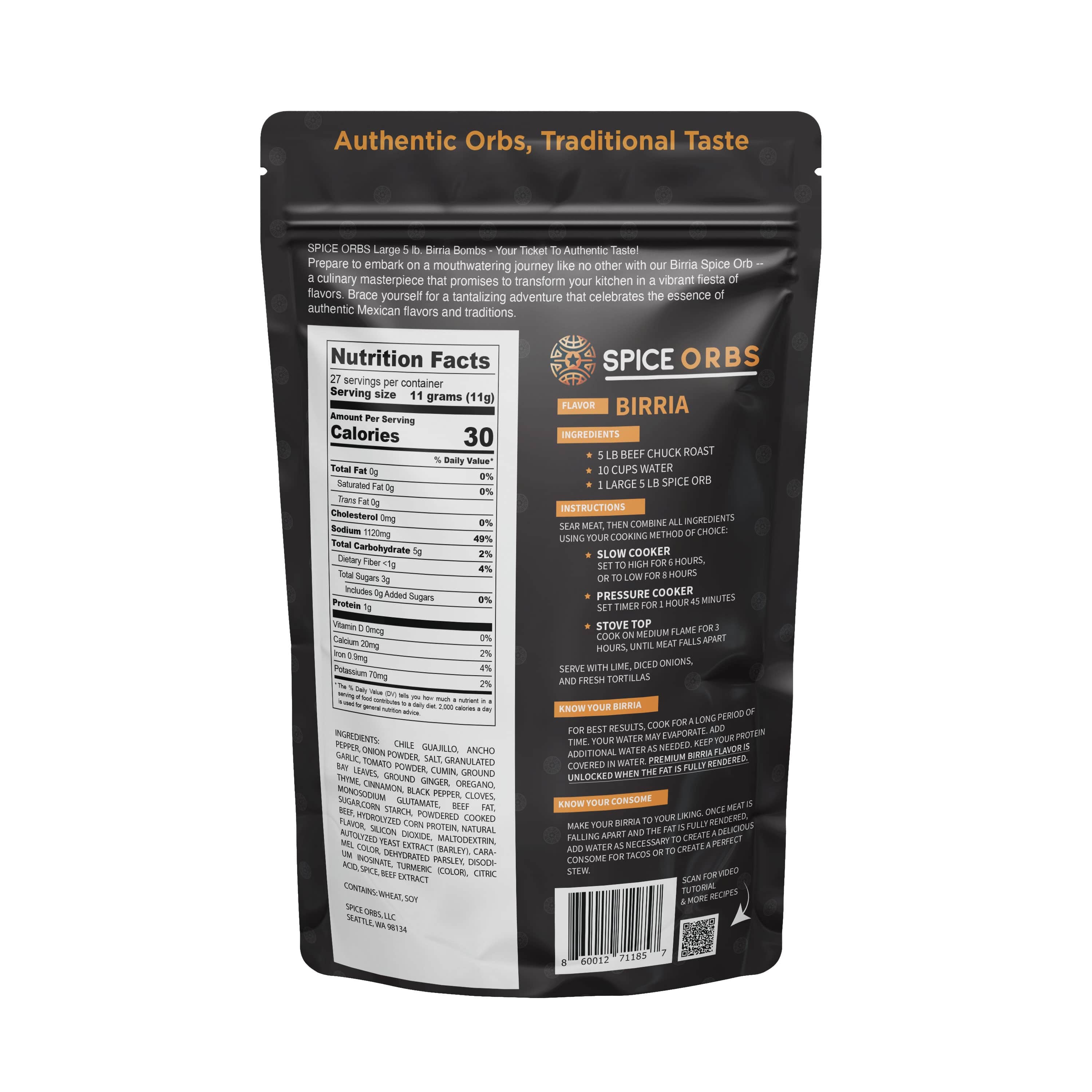 Large Birria Spice Orbs - Pack of 2