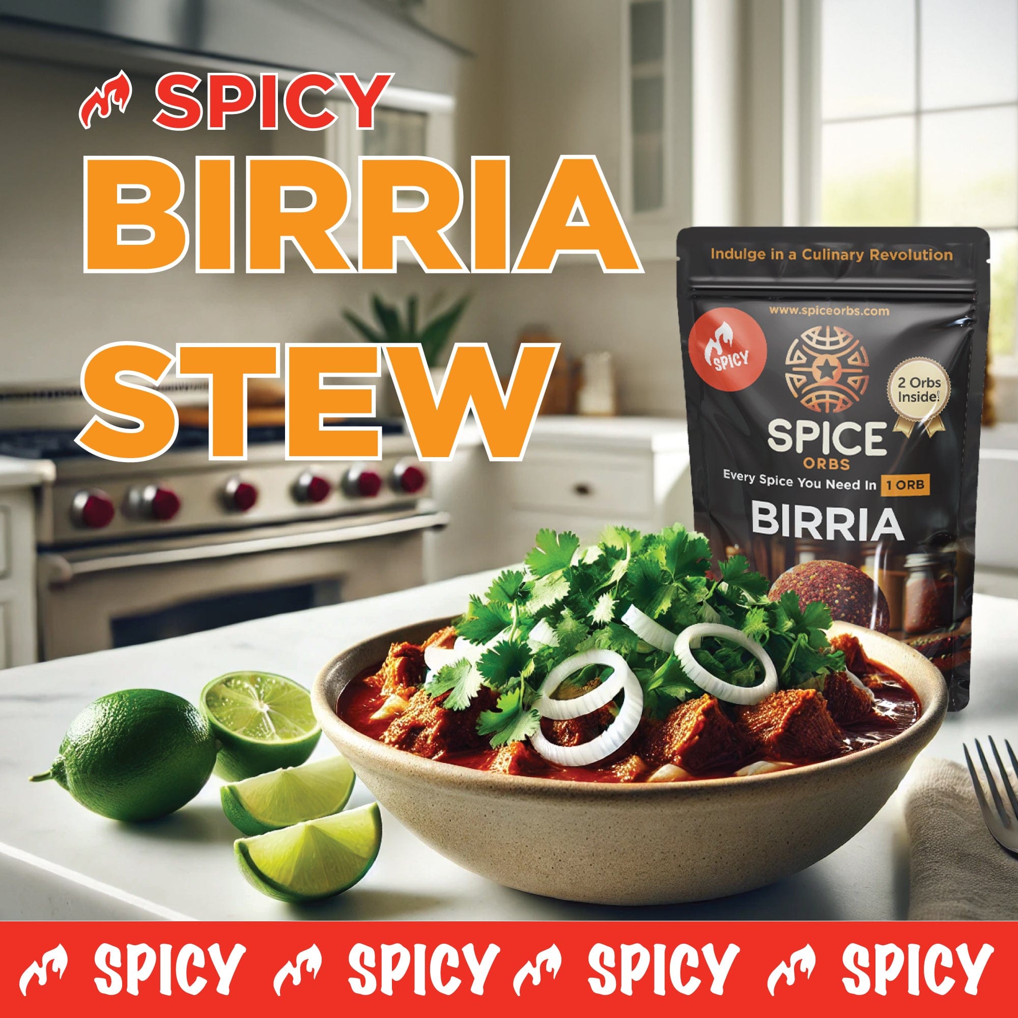Spice Orbs Large SPICY Birria Spice Orbs - Pack of 2
