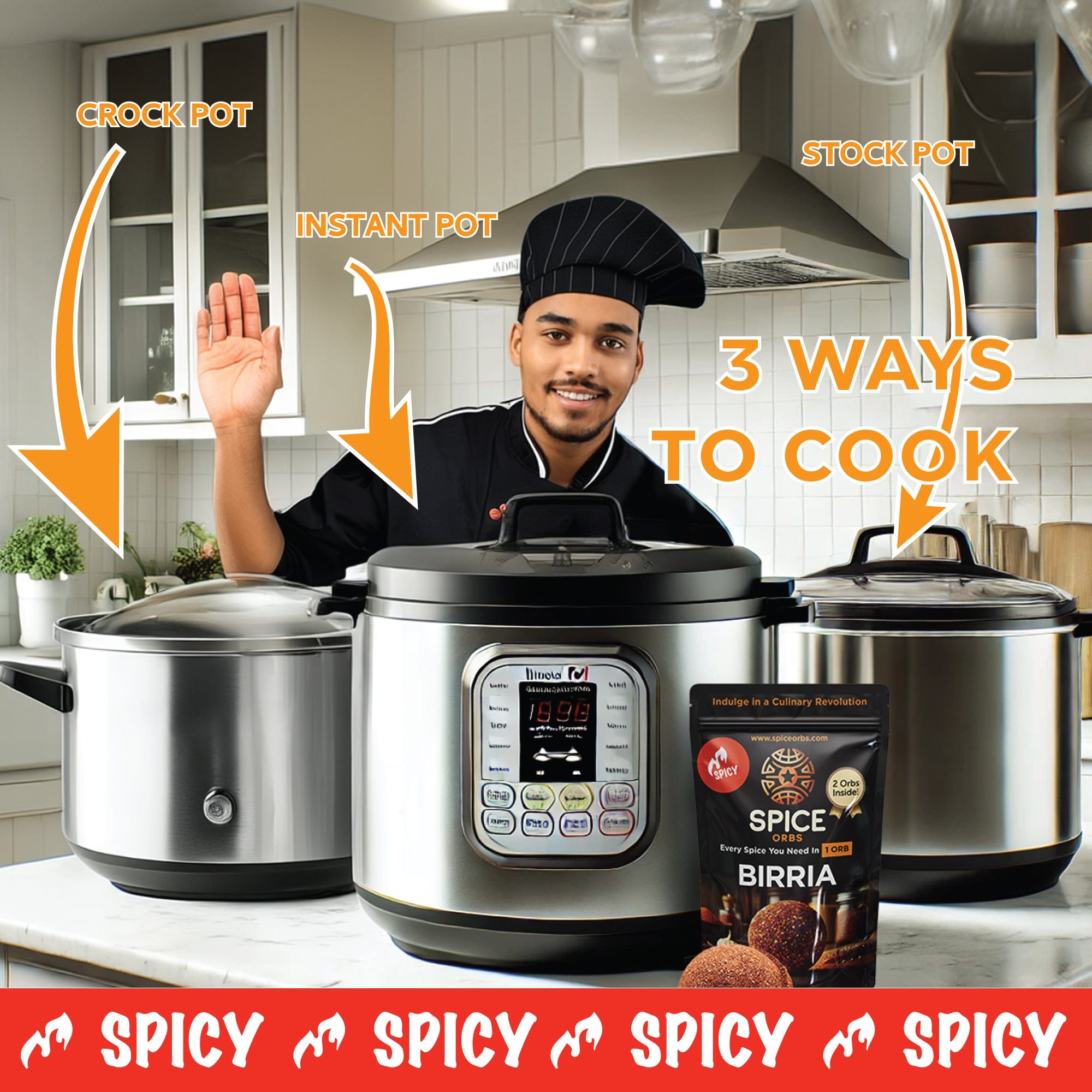 Spice Orbs Large SPICY Birria Spice Orbs - Pack of 2