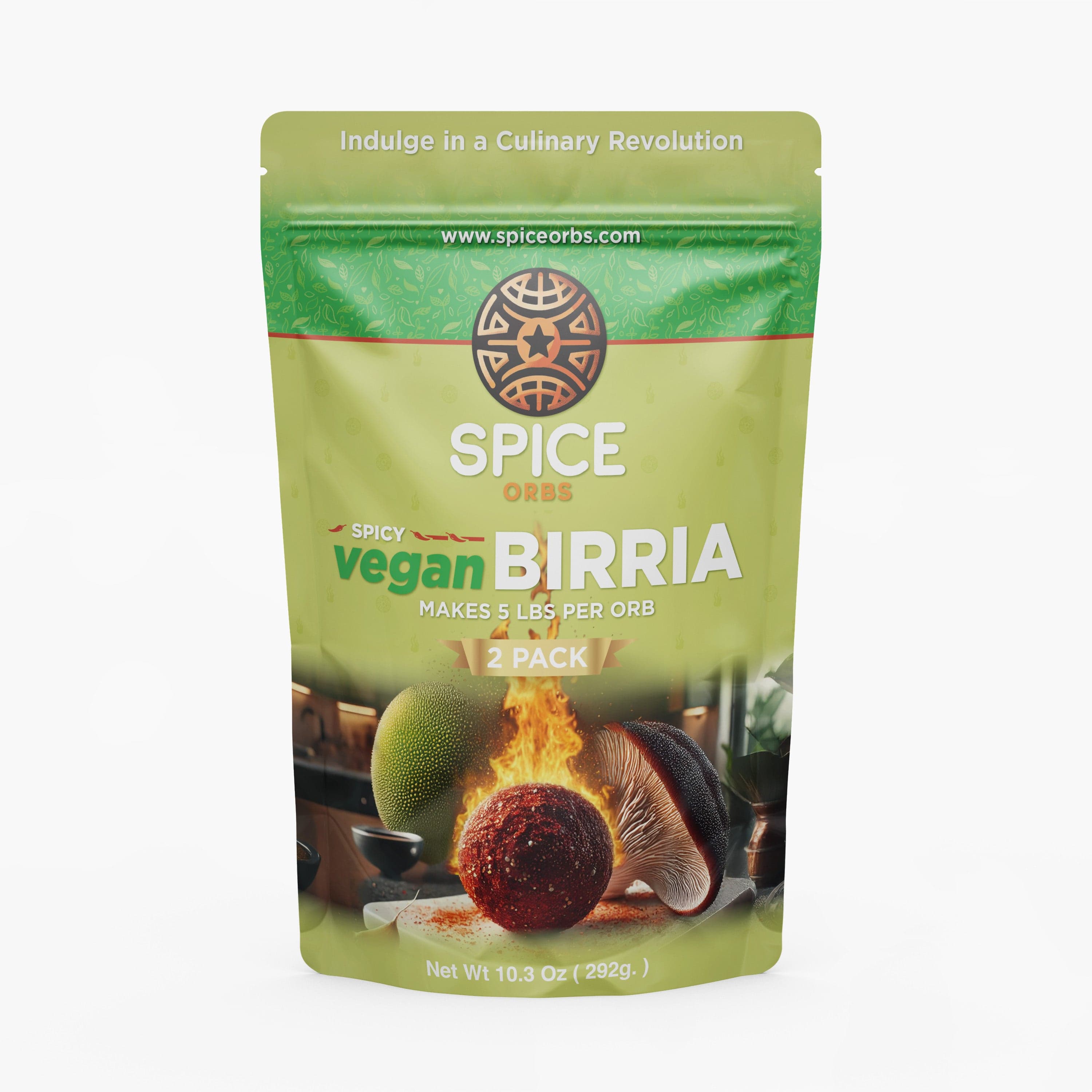 Spice Orbs Large Vegan Spicy Birria - Pack of 2