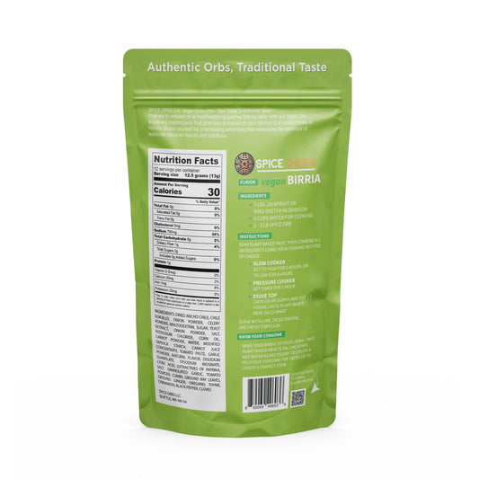 Spice Orbs Medium Vegan Birria - Pack of 2