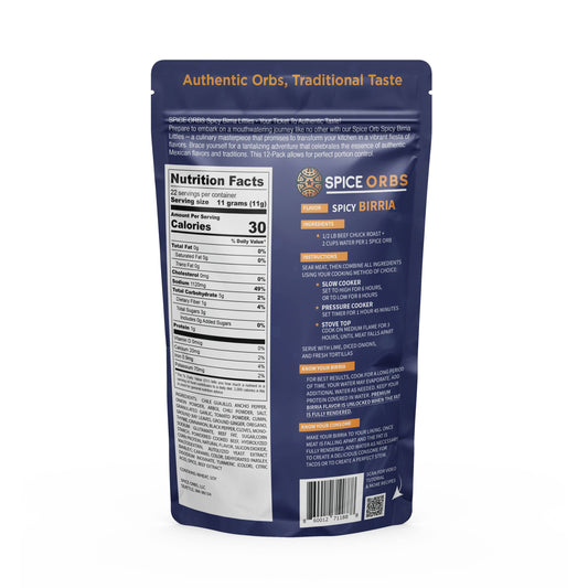 Spice Orbs Spicy Birria Littles - Pack of 12