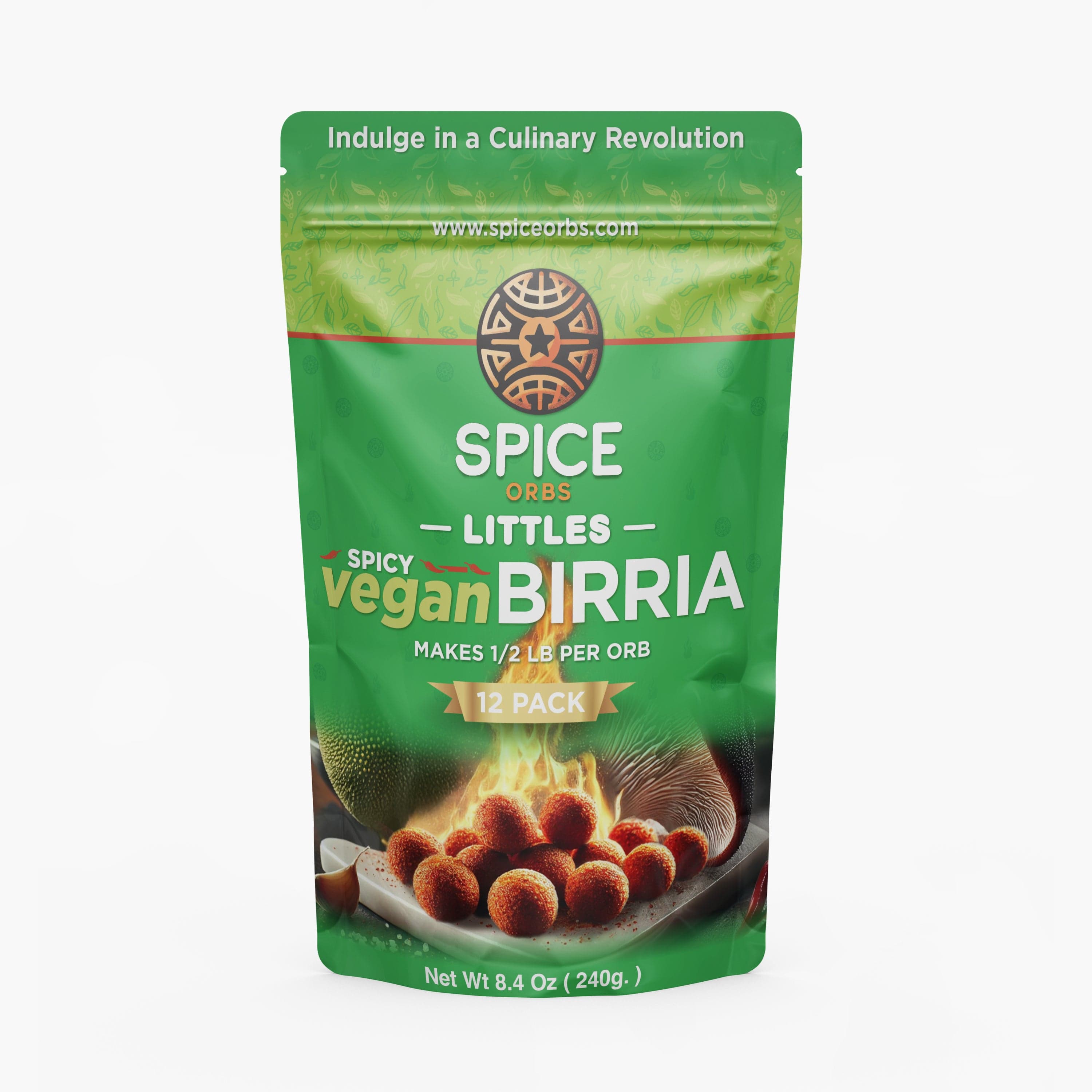 Spice Orbs Spicy Vegan Birria Littles - Pack of 12