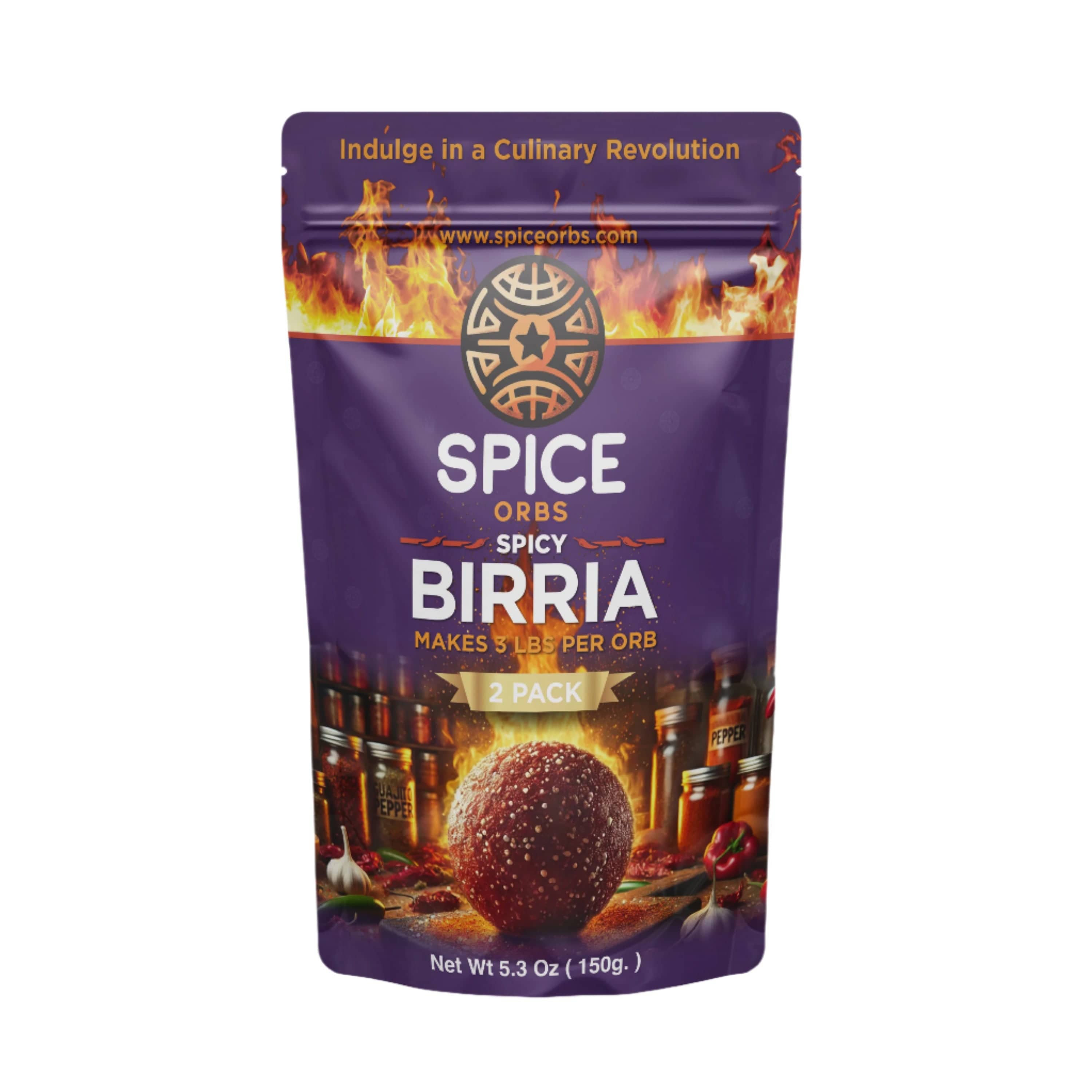 Medium Spicy Birria Spice Orbs - Pack of 2